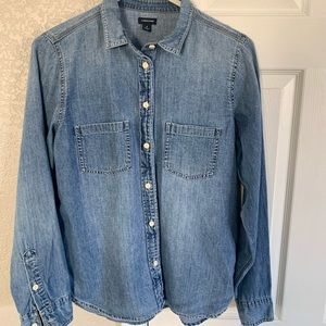 J. Crew Denim Button Down Shirt